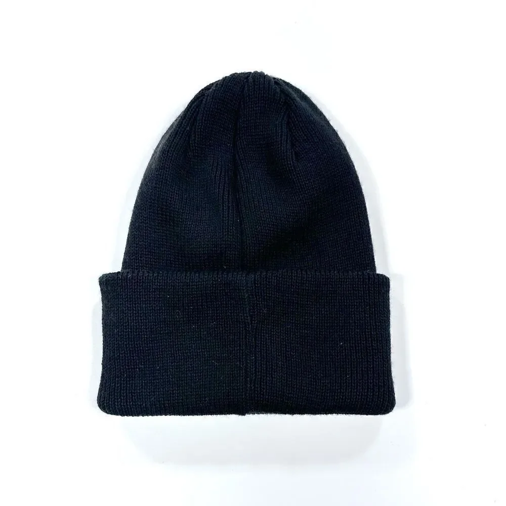 Bula black knit beanie